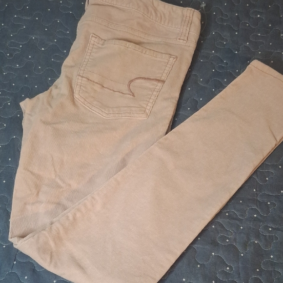 American Eagle Pink Corduroy Jegging Pants size 6 - Picture 1 of 8
